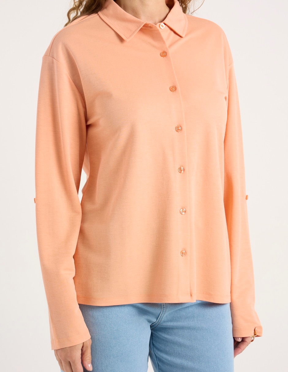 Blusa camisera Lieb manga larga para mujer 7