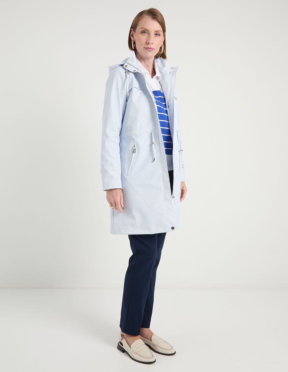 Gabardina con capucha para mujer 3