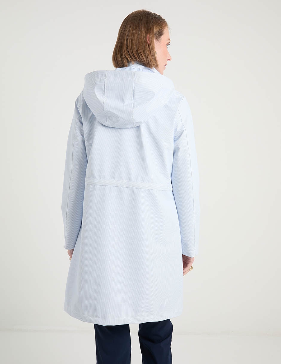 Gabardina con capucha para mujer 6