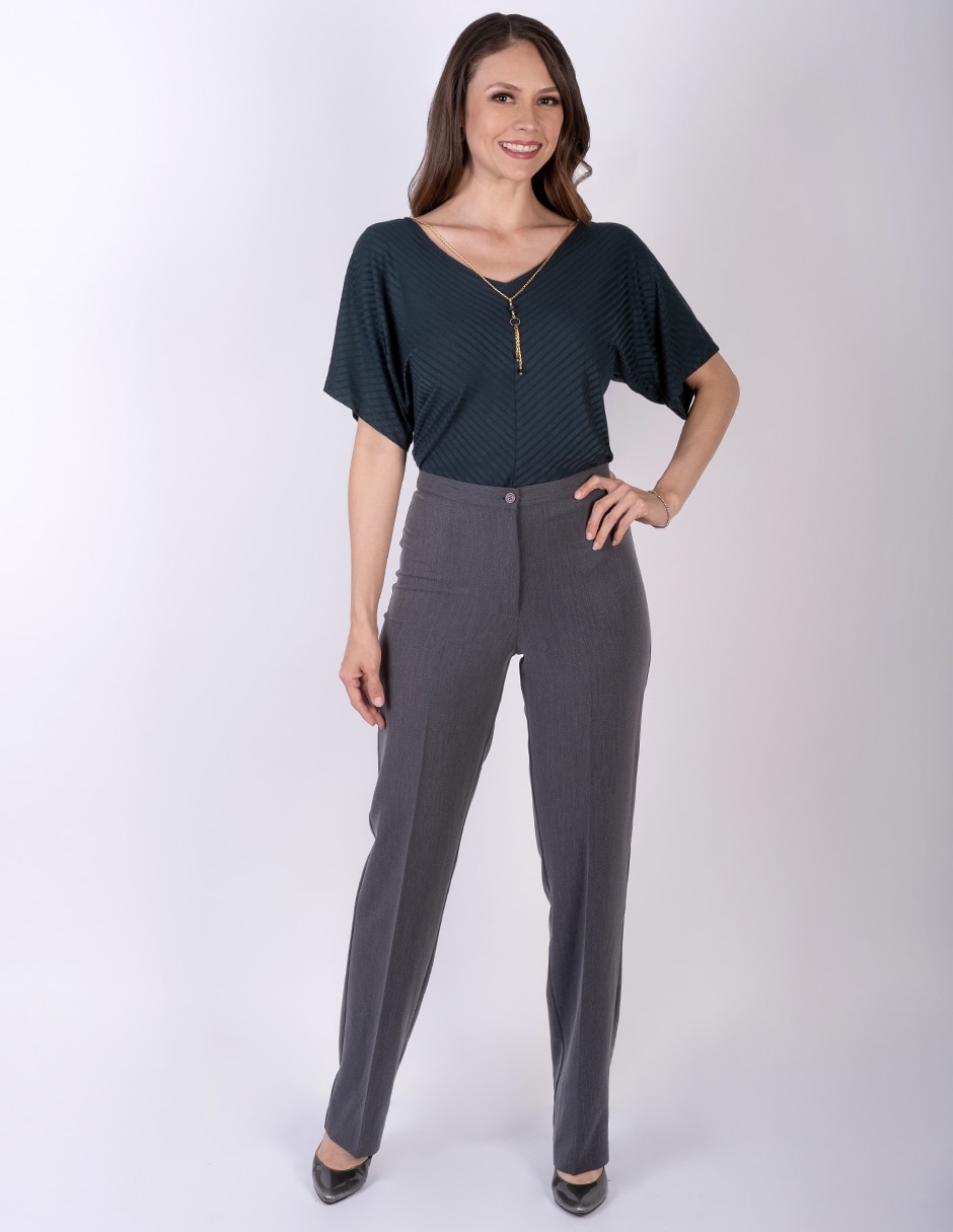 Pantalón straight para mujer 2