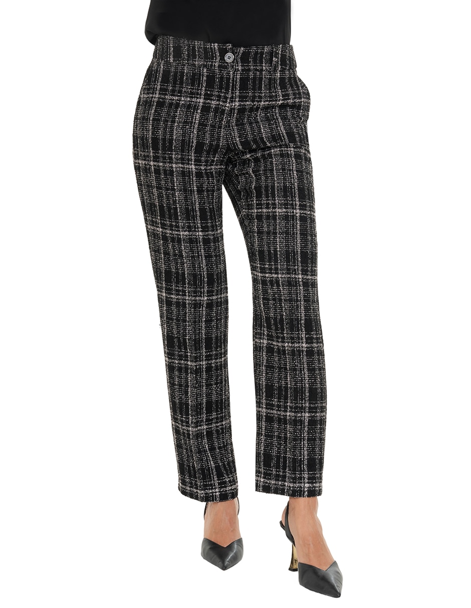 Pantalón de vestir straight para mujer