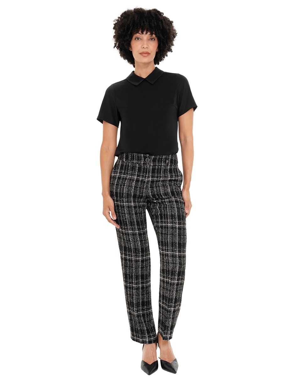 Pantalón de vestir straight para mujer 2
