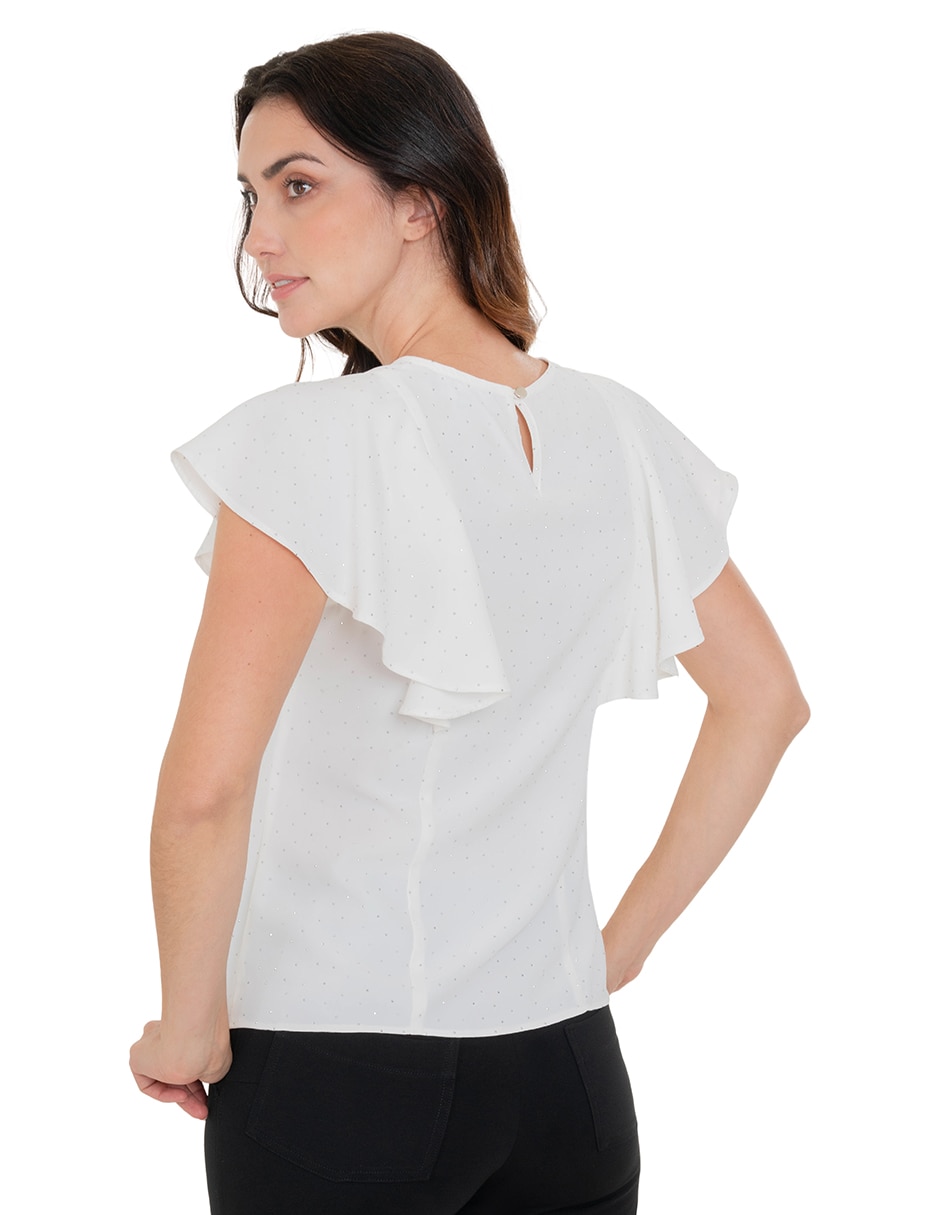 Blusa manga corta para mujer 3