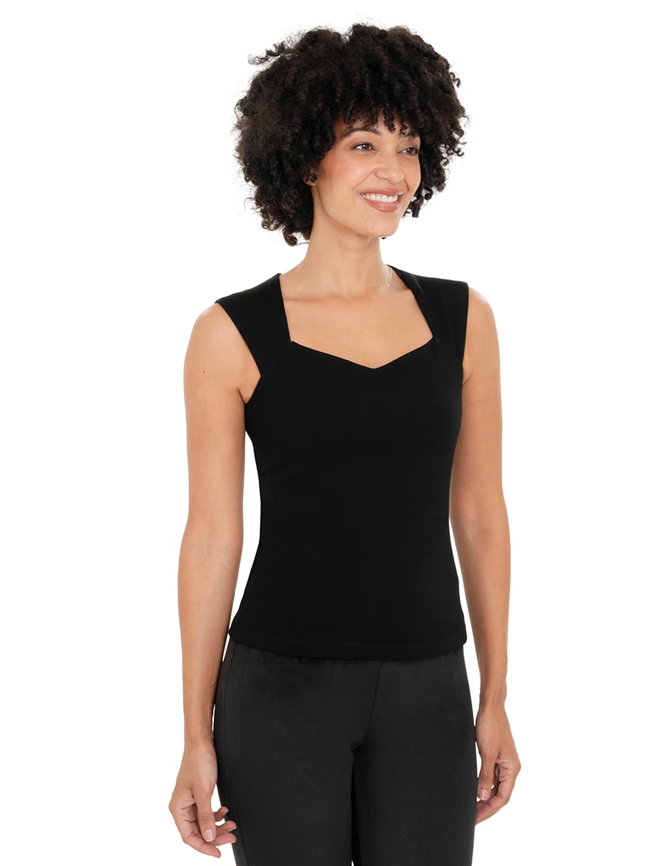 Playera cuello con escote para mujer Playera cuello con escote para mujer