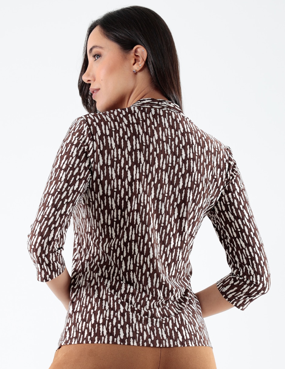 Blusa manga 3/4 para mujer 2