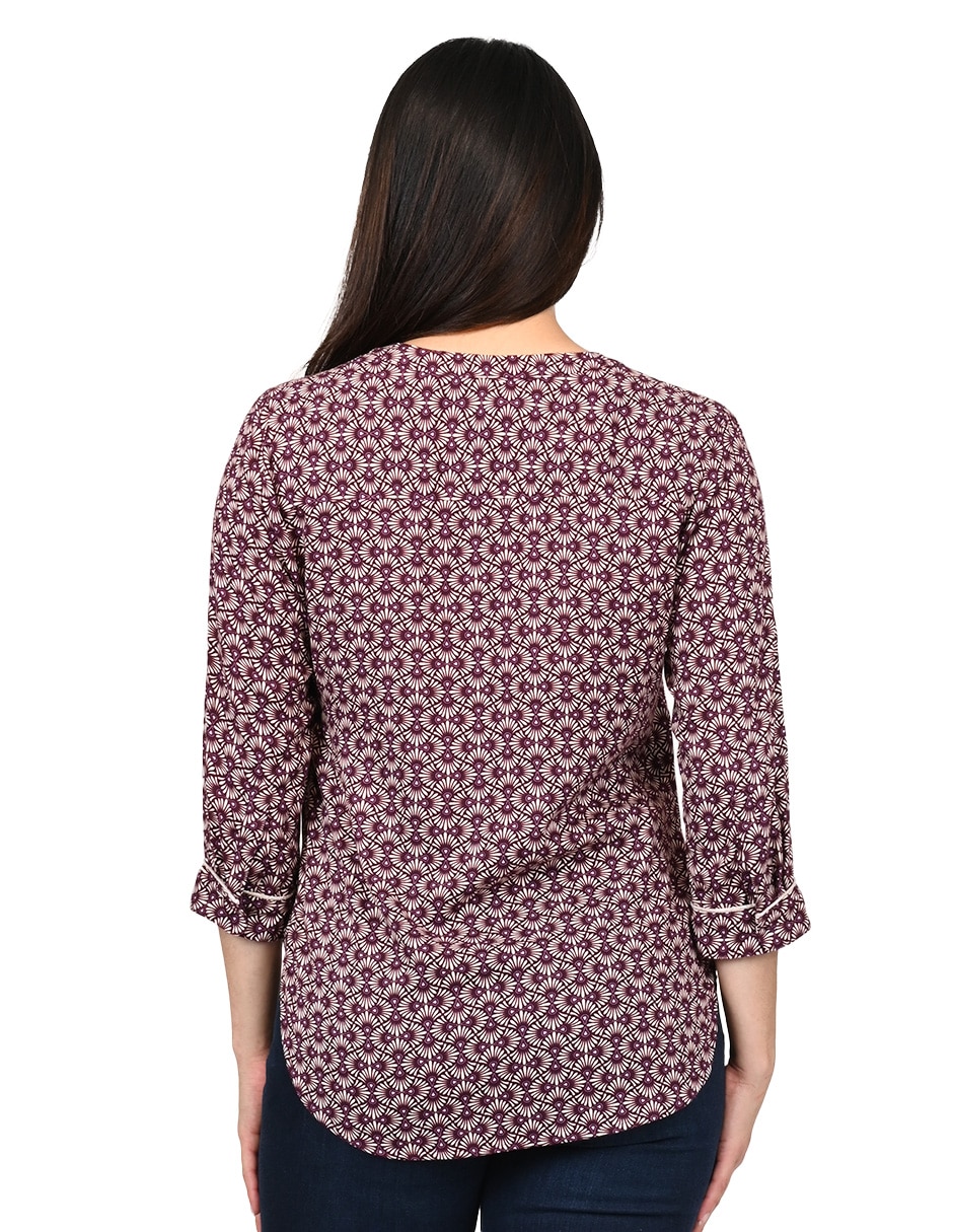 Blusa manga 3/4 para mujer 3