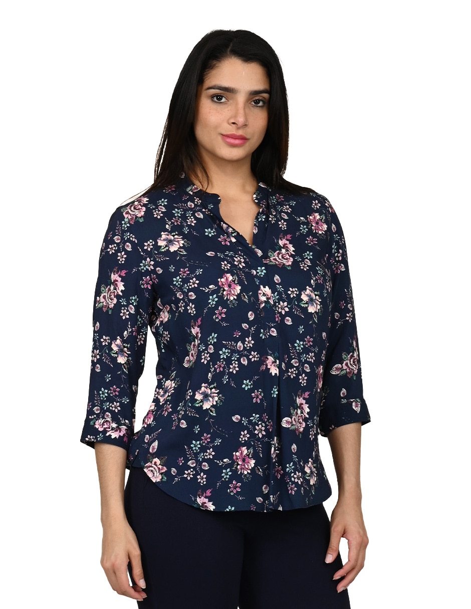 Blusa manga 3/4 para mujer