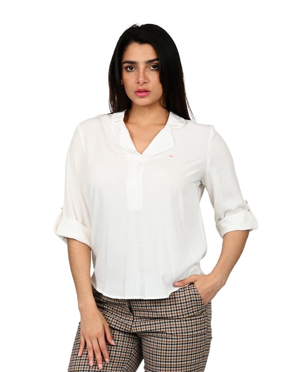 Blusa manga 3/4 para mujer