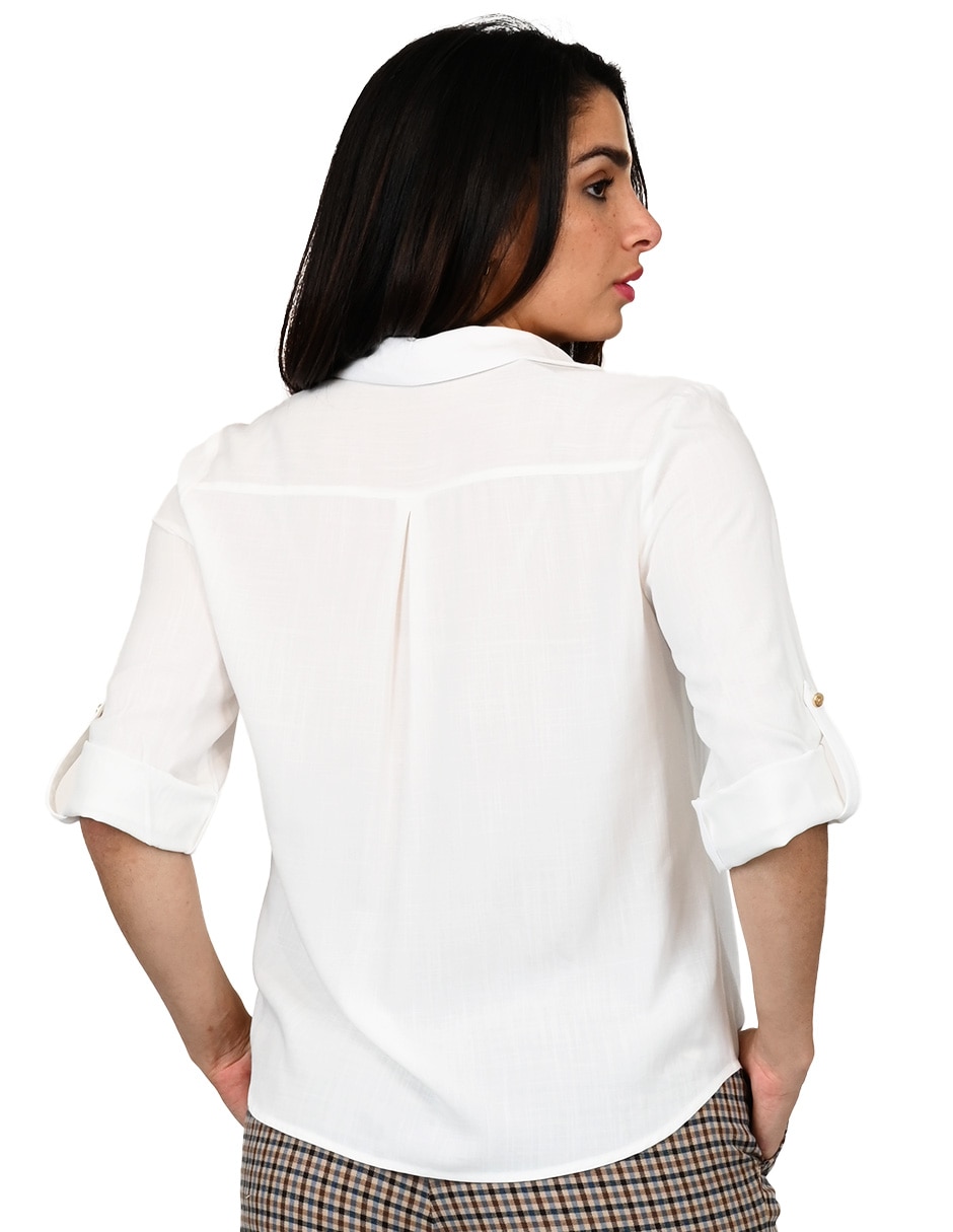 Blusa manga 3/4 para mujer 3