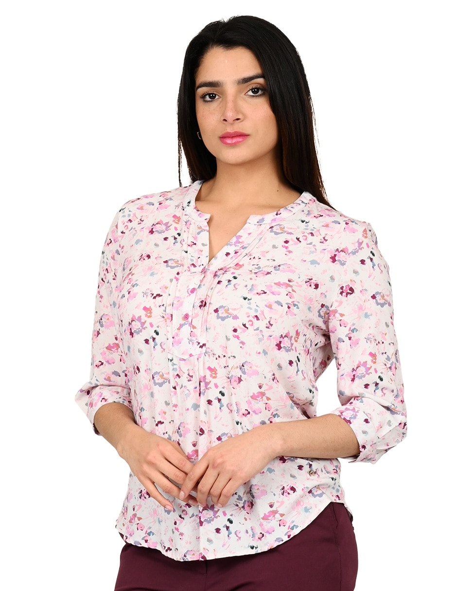 Blusa manga 3/4 para mujer