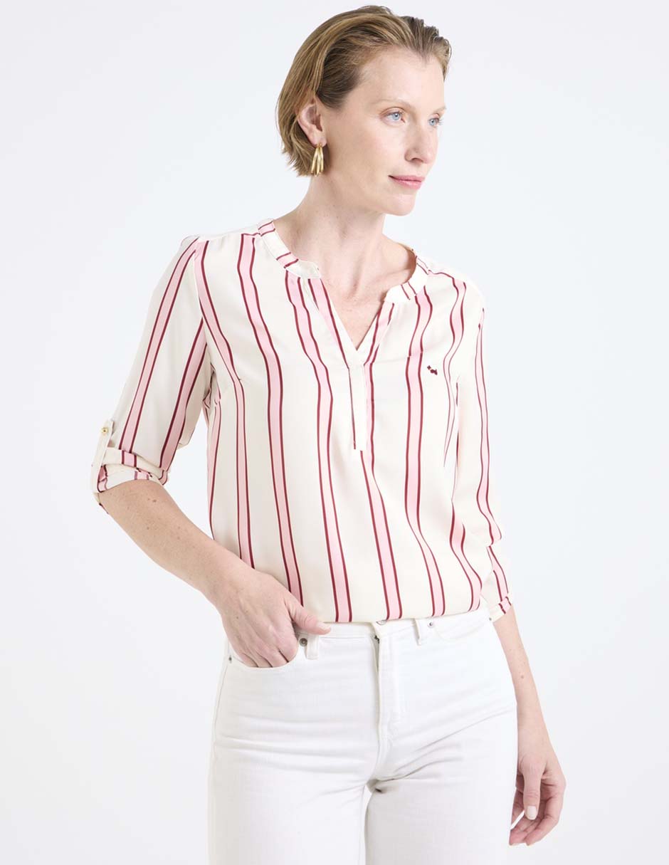 Blusa manga 3/4 para mujer
