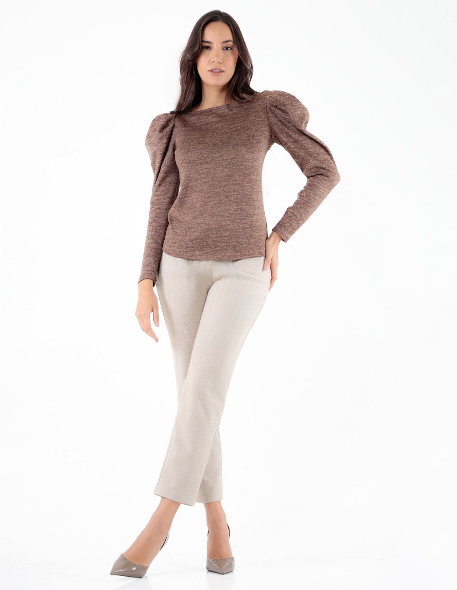 Blusa manga larga para mujer 3