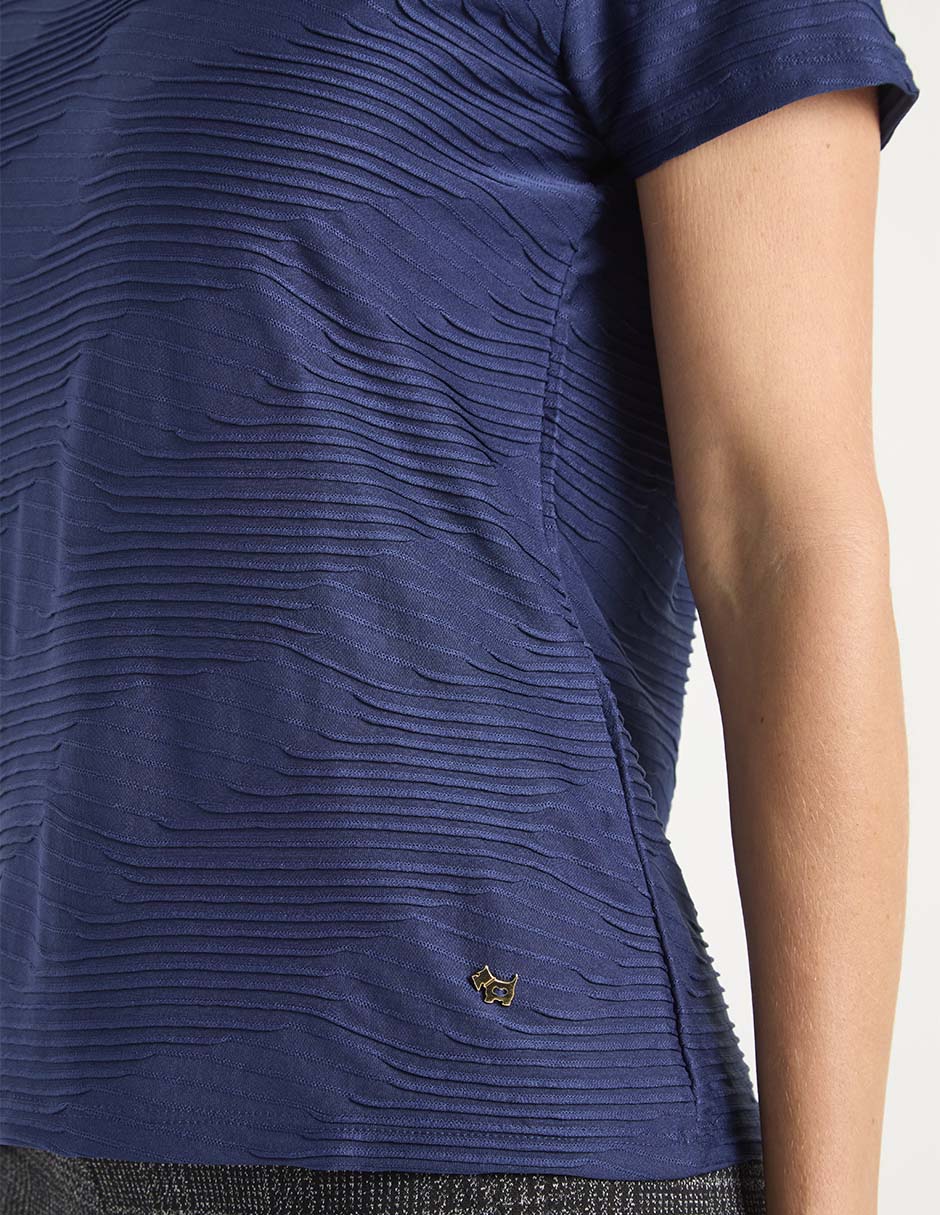 PLAYERA FERRIONI M2774, M, AZUL MARINO