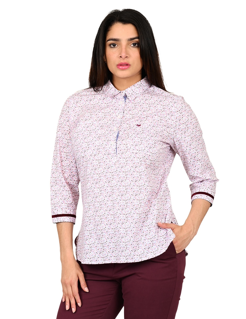 Blusa manga 3/4 para mujer