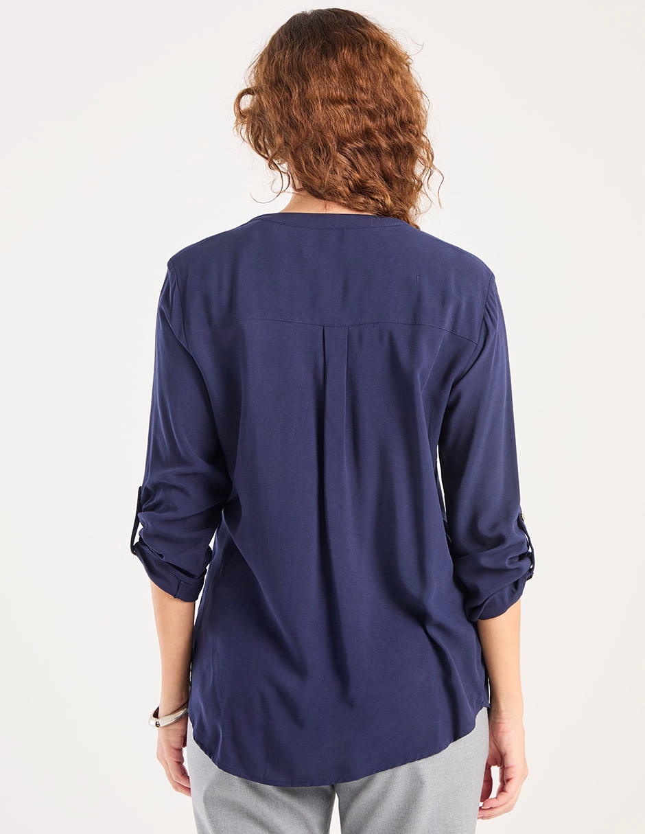 Blusa Ferrioni manga 3/4 para mujer