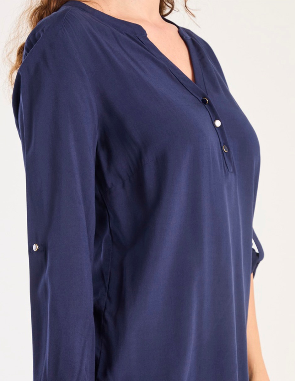 Blusa Ferrioni manga 3/4 para mujer