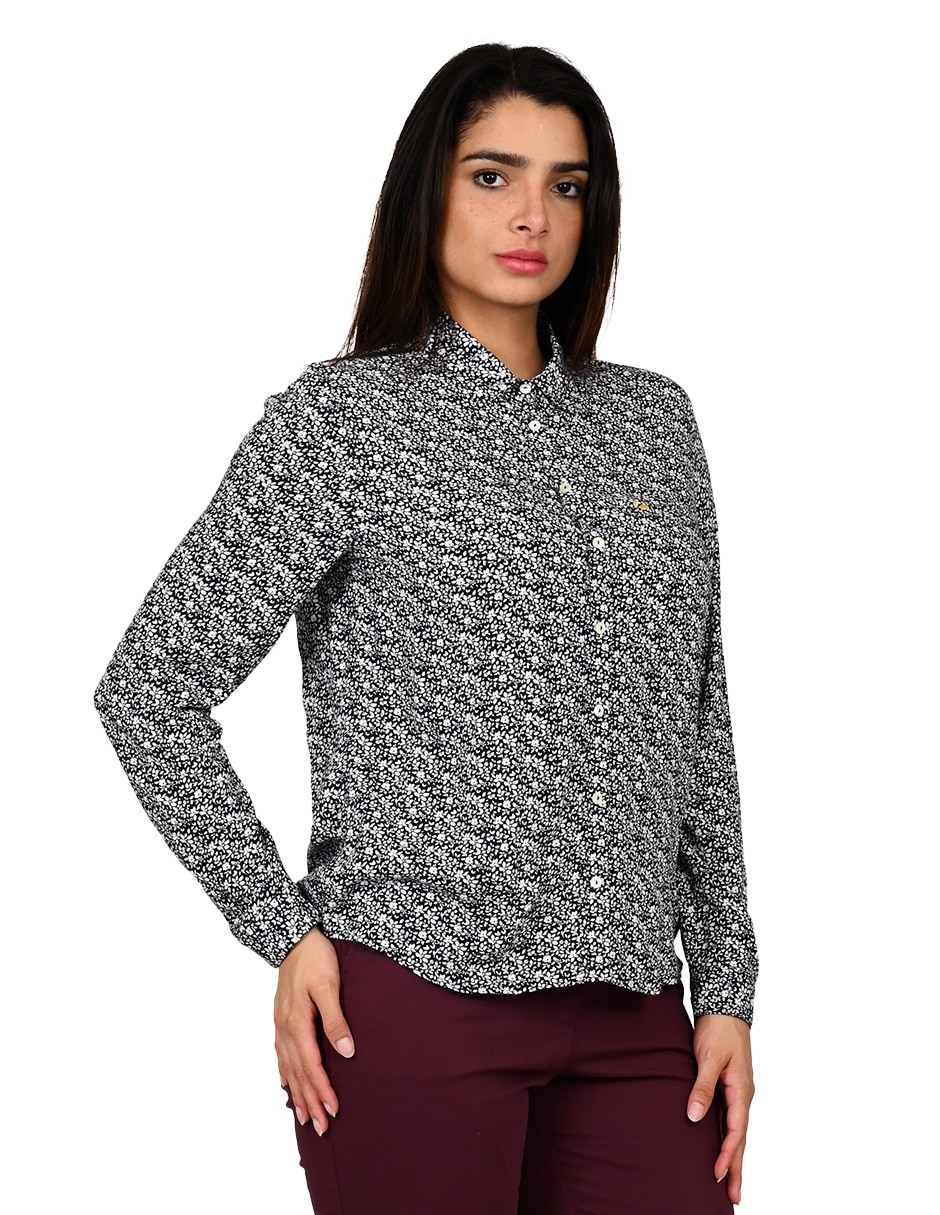 Blusa manga larga para mujer