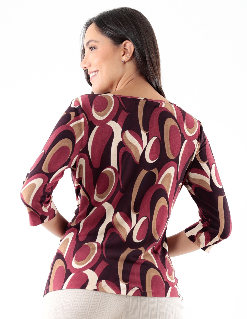 Blusa manga 3/4 para mujer 2