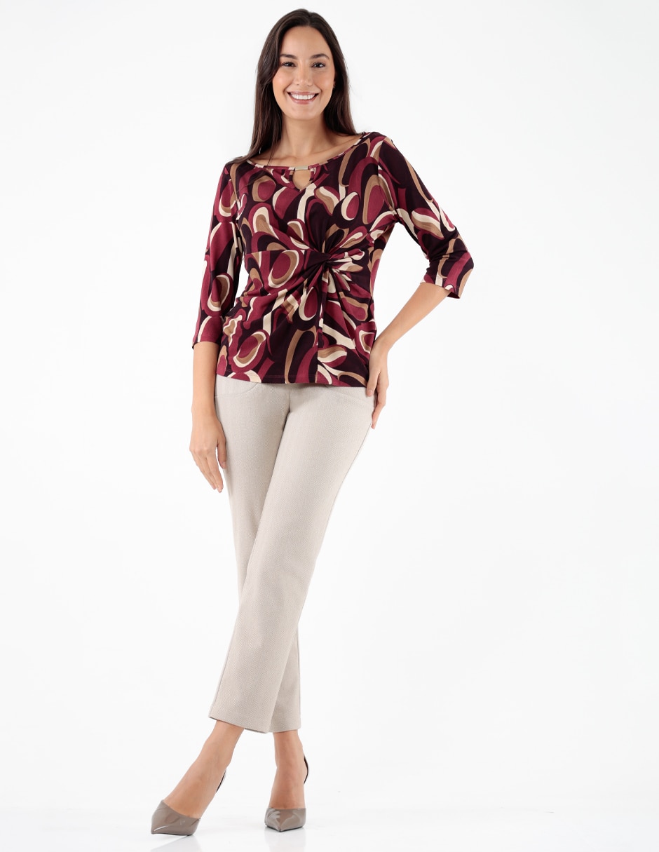 Blusa manga 3/4 para mujer 3