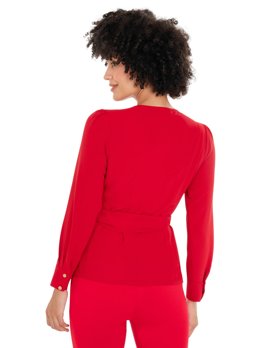 Blusa manga larga para mujer 3
