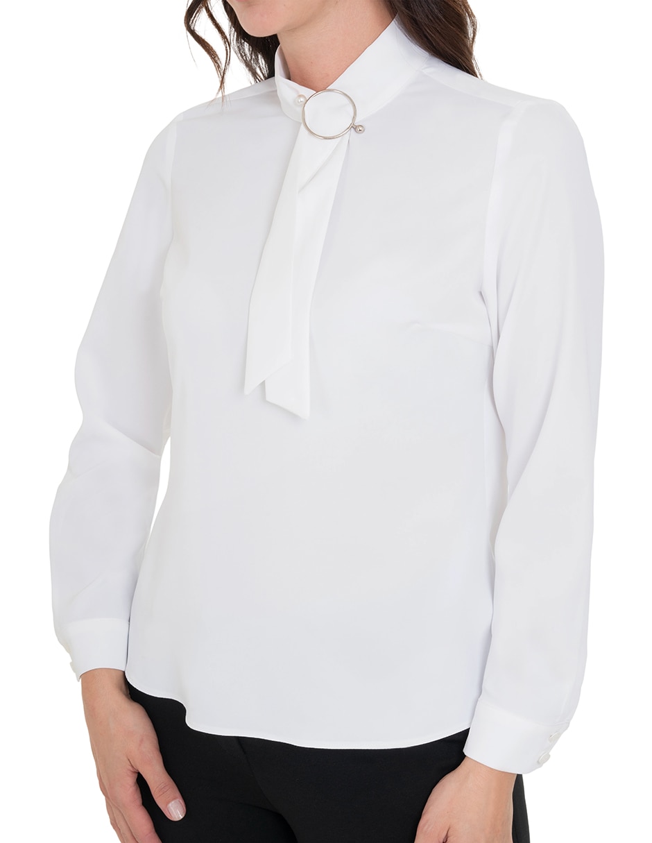 Blusa manga larga para mujer 4