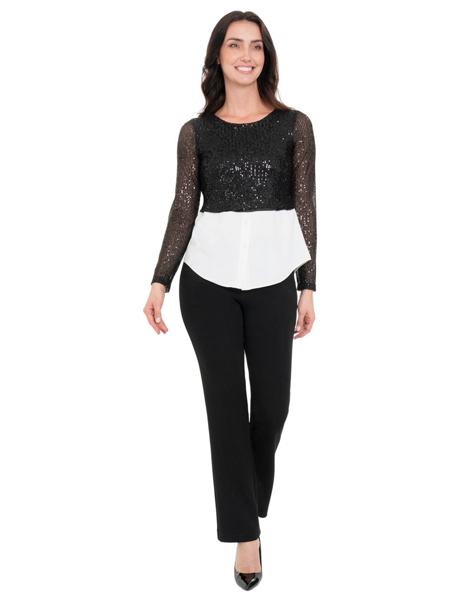 Blusa manga larga para mujer 2