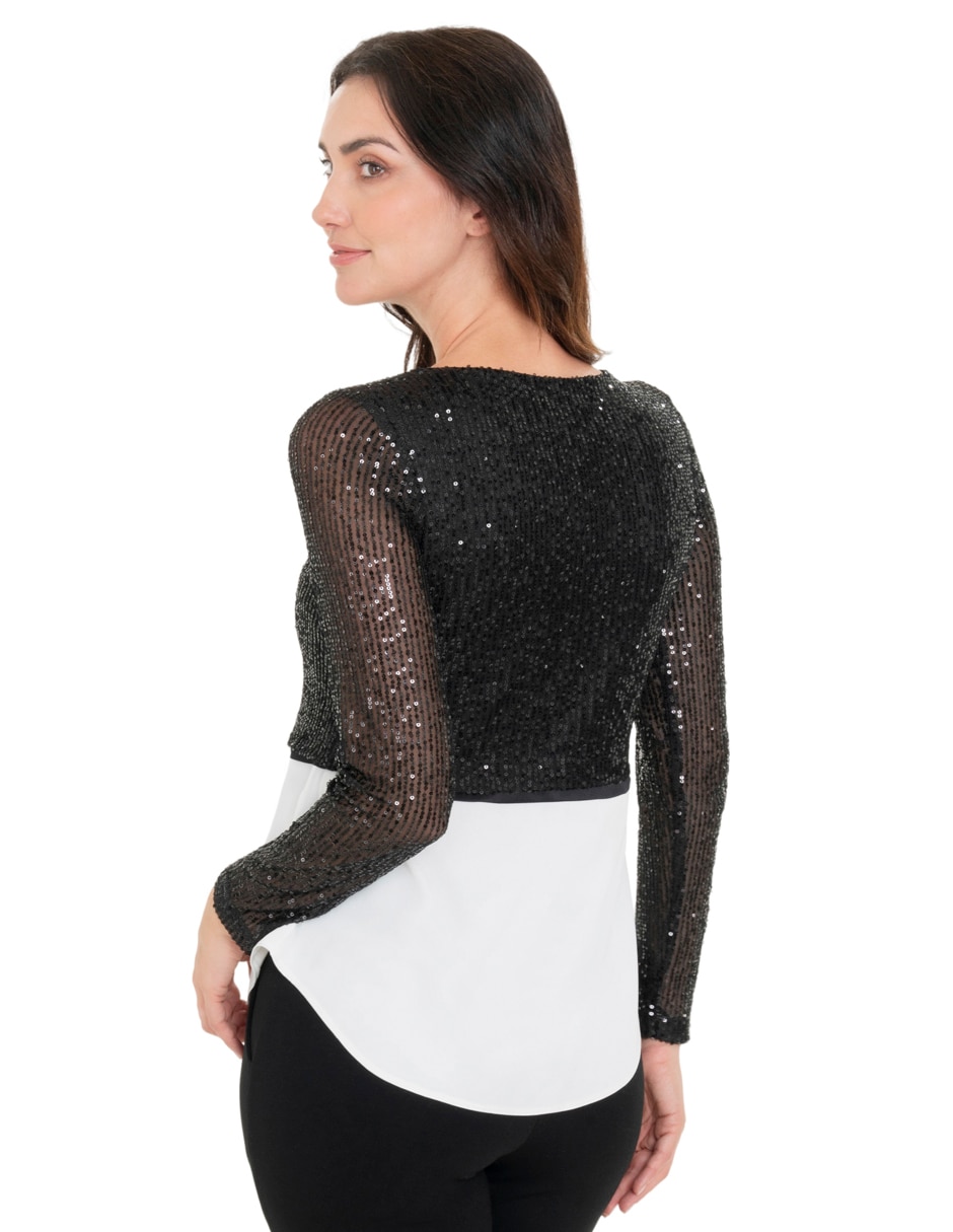 Blusa manga larga para mujer 3