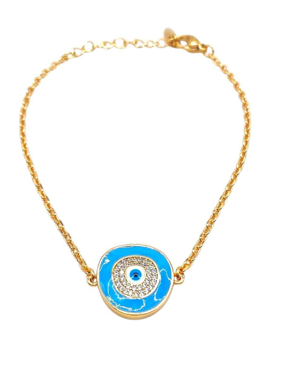 Pulsera de Oro laminado con acabado brillante
