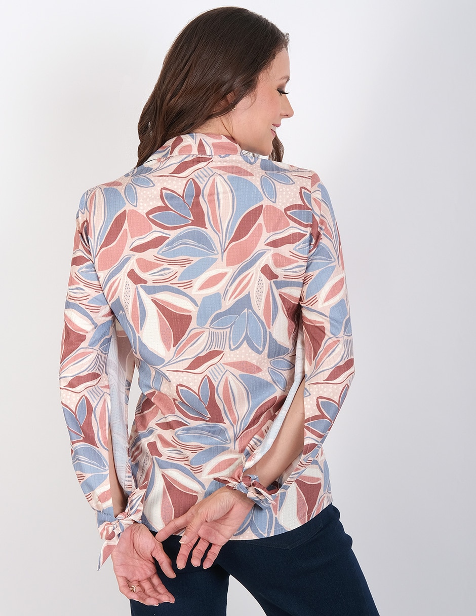 Blusa manga larga para mujer 4