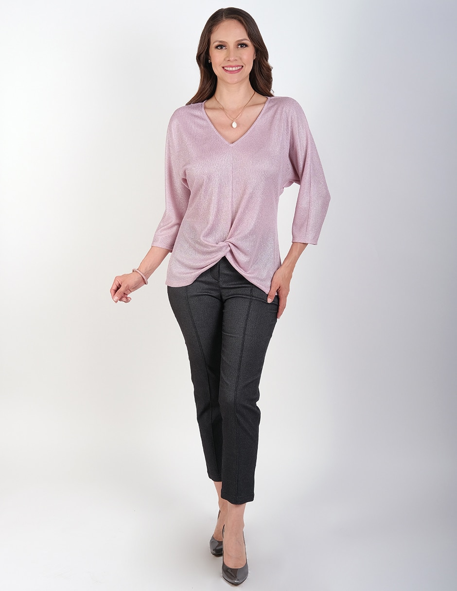 Blusa manga 3/4 para mujer 2
