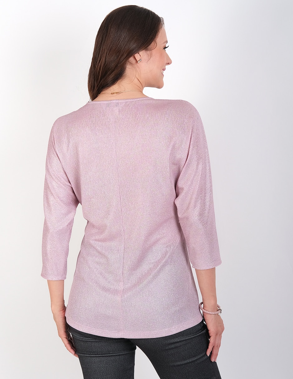 Blusa manga 3/4 para mujer 4
