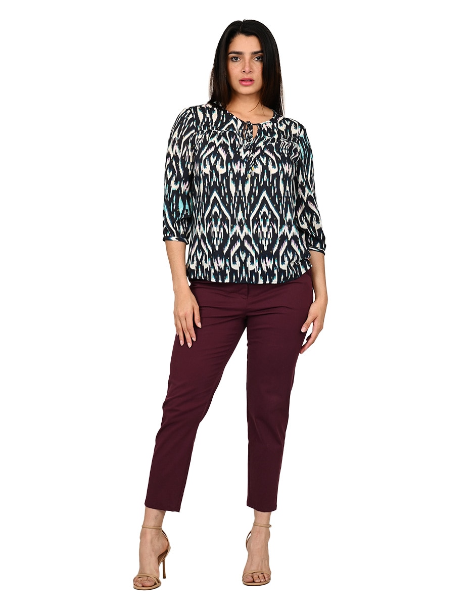 Blusa manga 3/4 para mujer 4