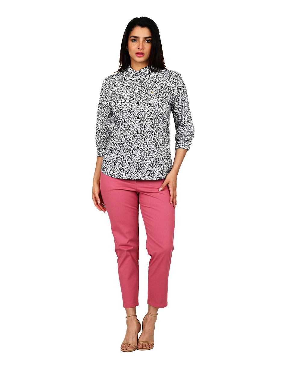 Blusa manga 3/4 para mujer 4