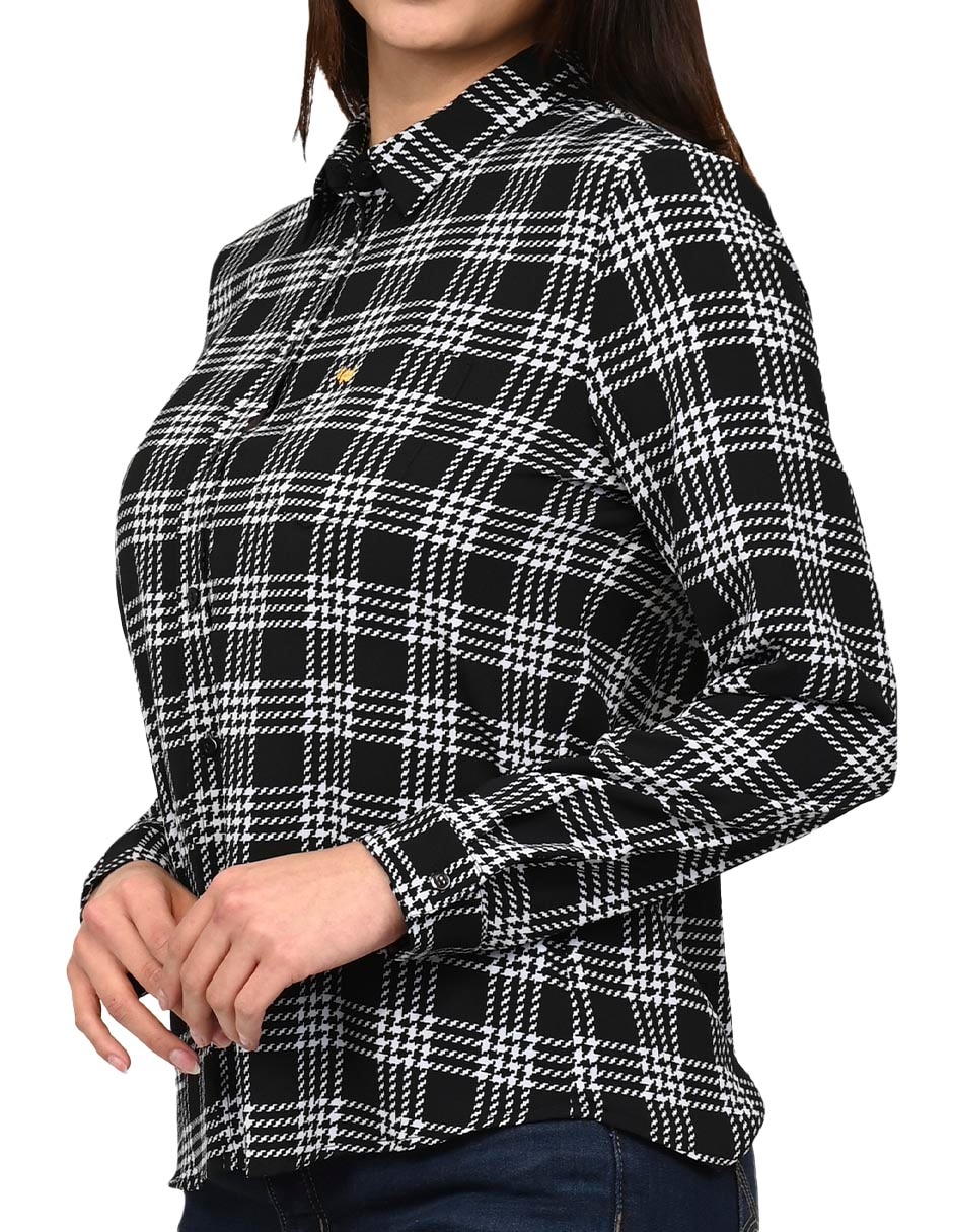 Blusa manga larga para mujer