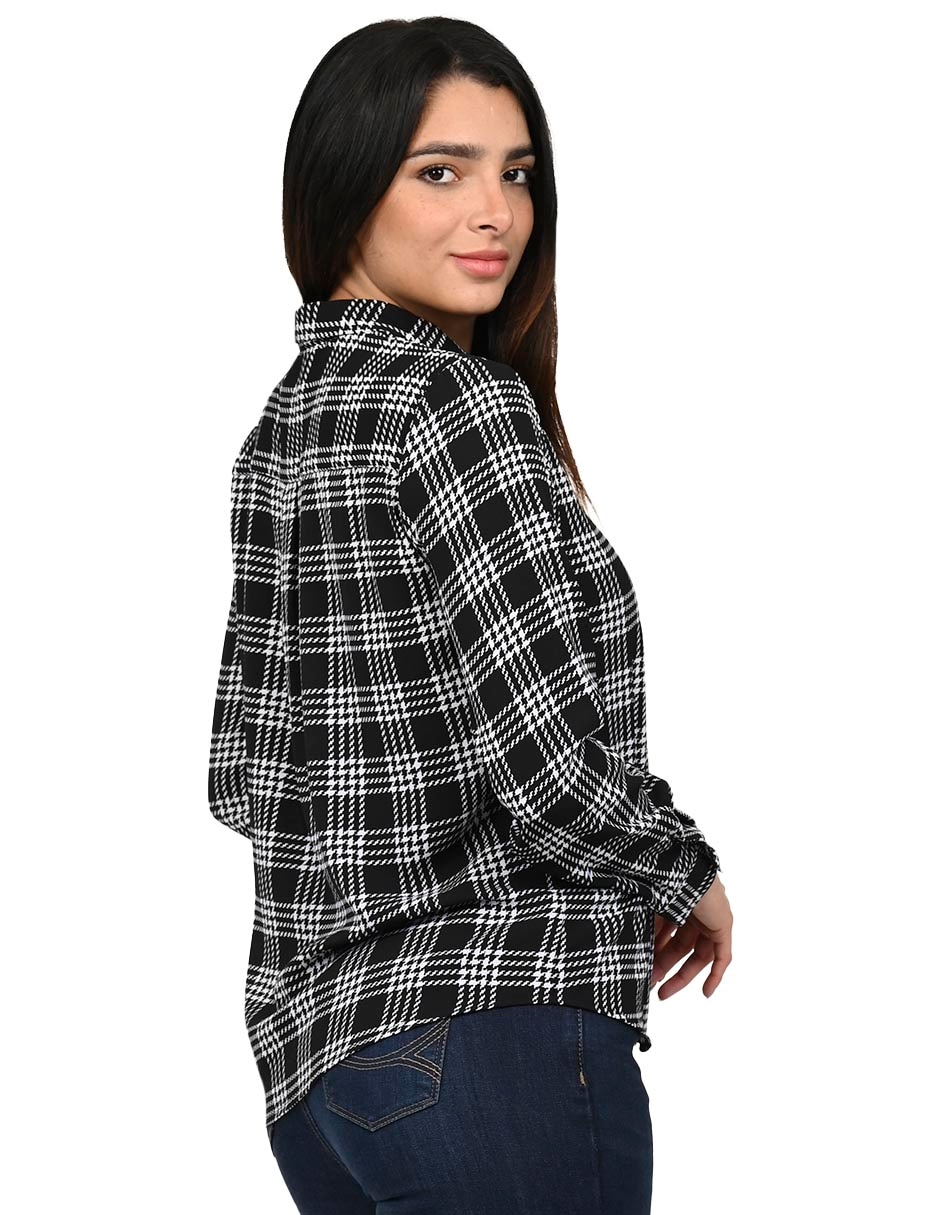Blusa manga larga para mujer 4