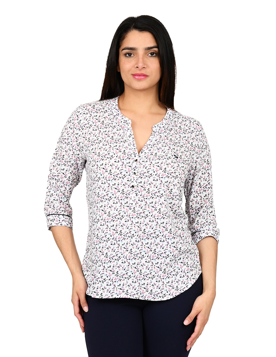 Blusa manga 3/4 para mujer