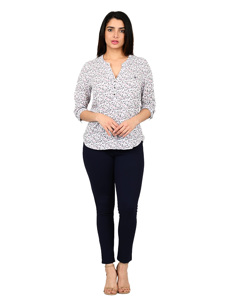 Blusa manga 3/4 para mujer 4
