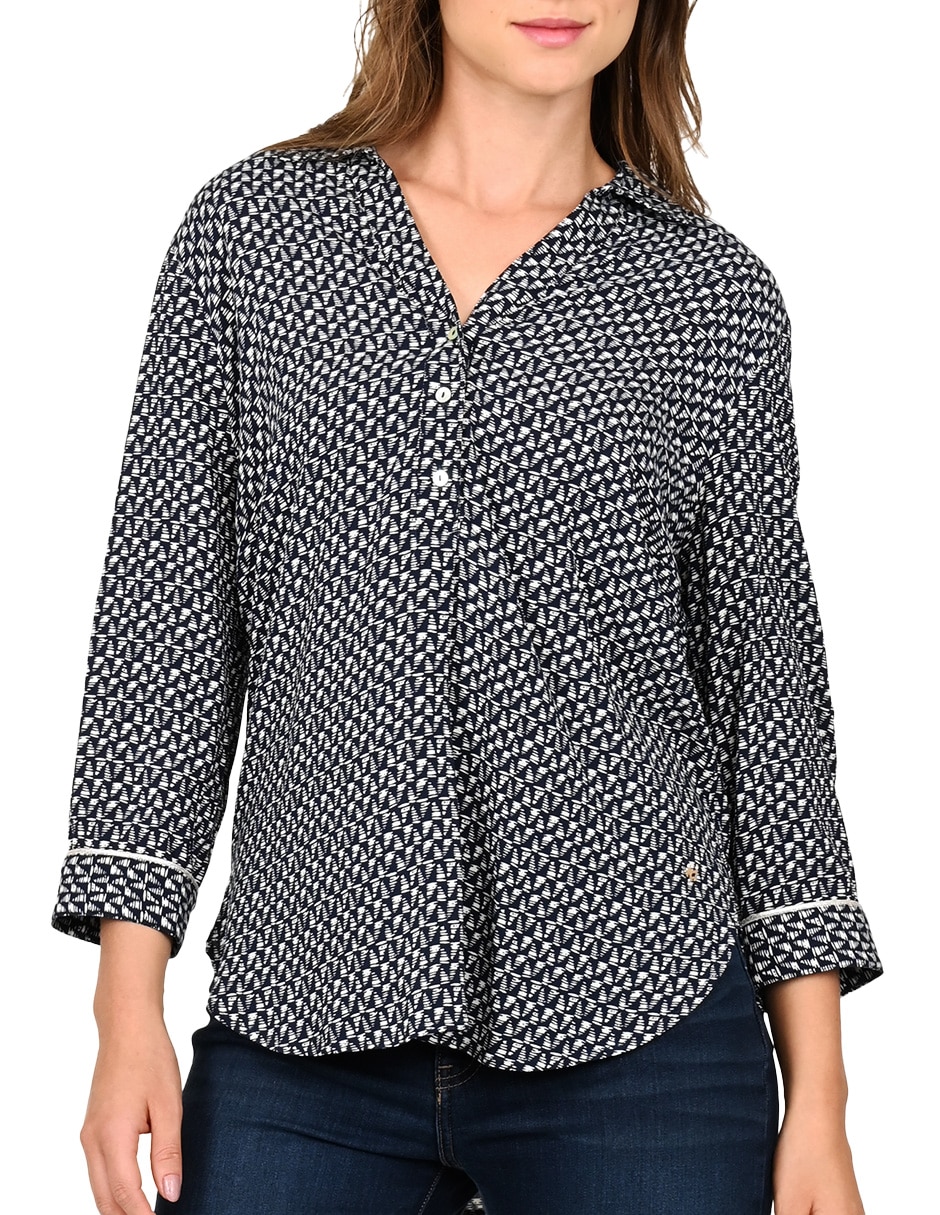 Blusa manga 3/4 para mujer 2