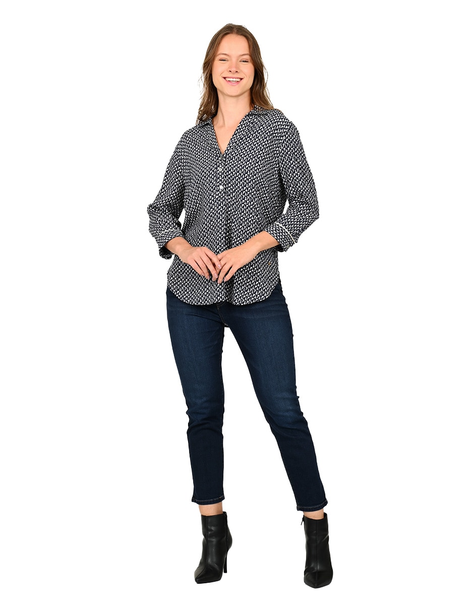Blusa manga 3/4 para mujer 4