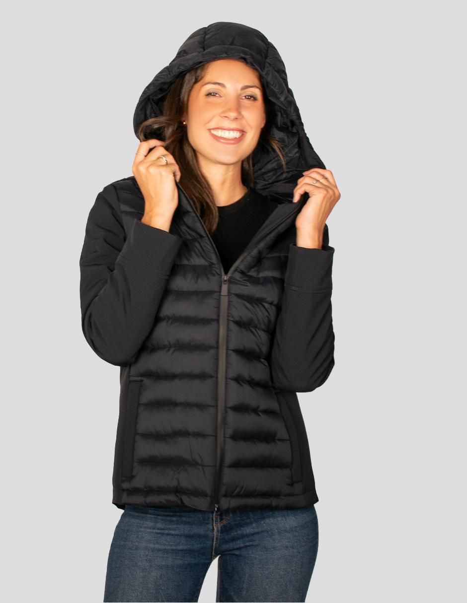 "chamarra" acolchada greenlander no impermeable "de" poliéster "para mujer"