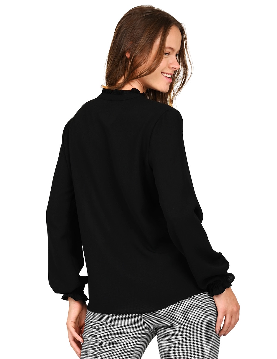 Blusa manga larga para mujer 3