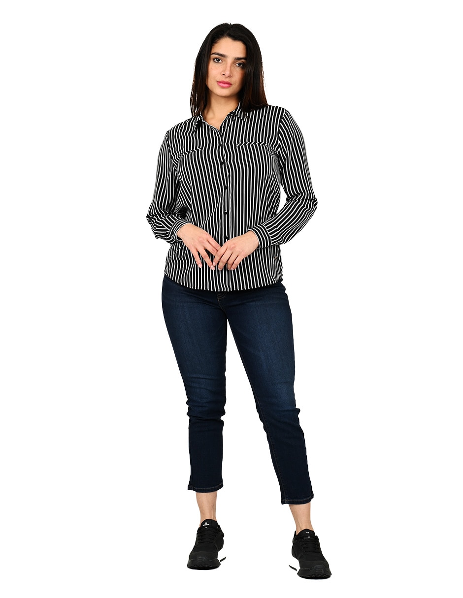 Blusa manga larga para mujer 4