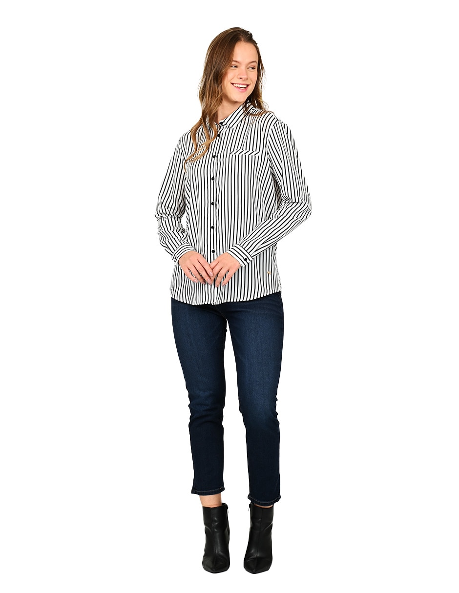 Blusa manga larga para mujer 4