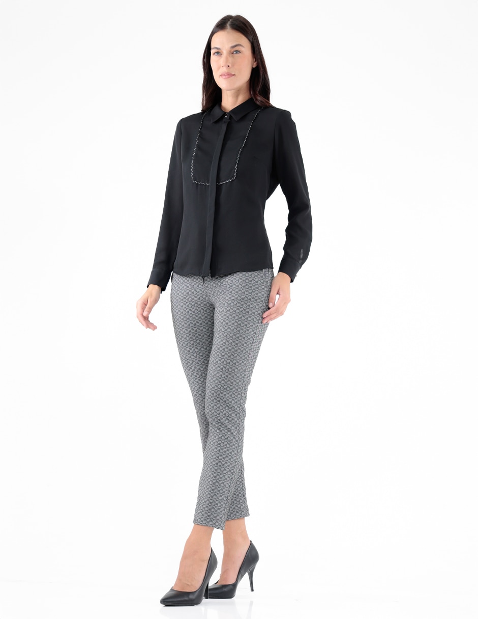 Blusa manga larga para mujer 3