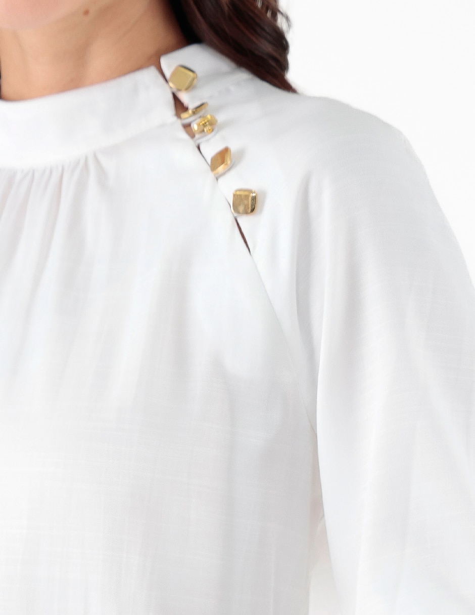 Blusa manga larga para mujer 4