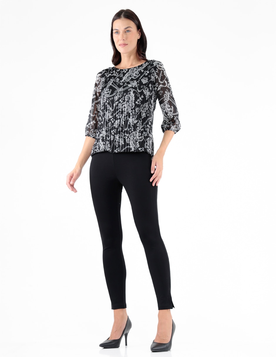 Blusa manga 3/4 para mujer 3