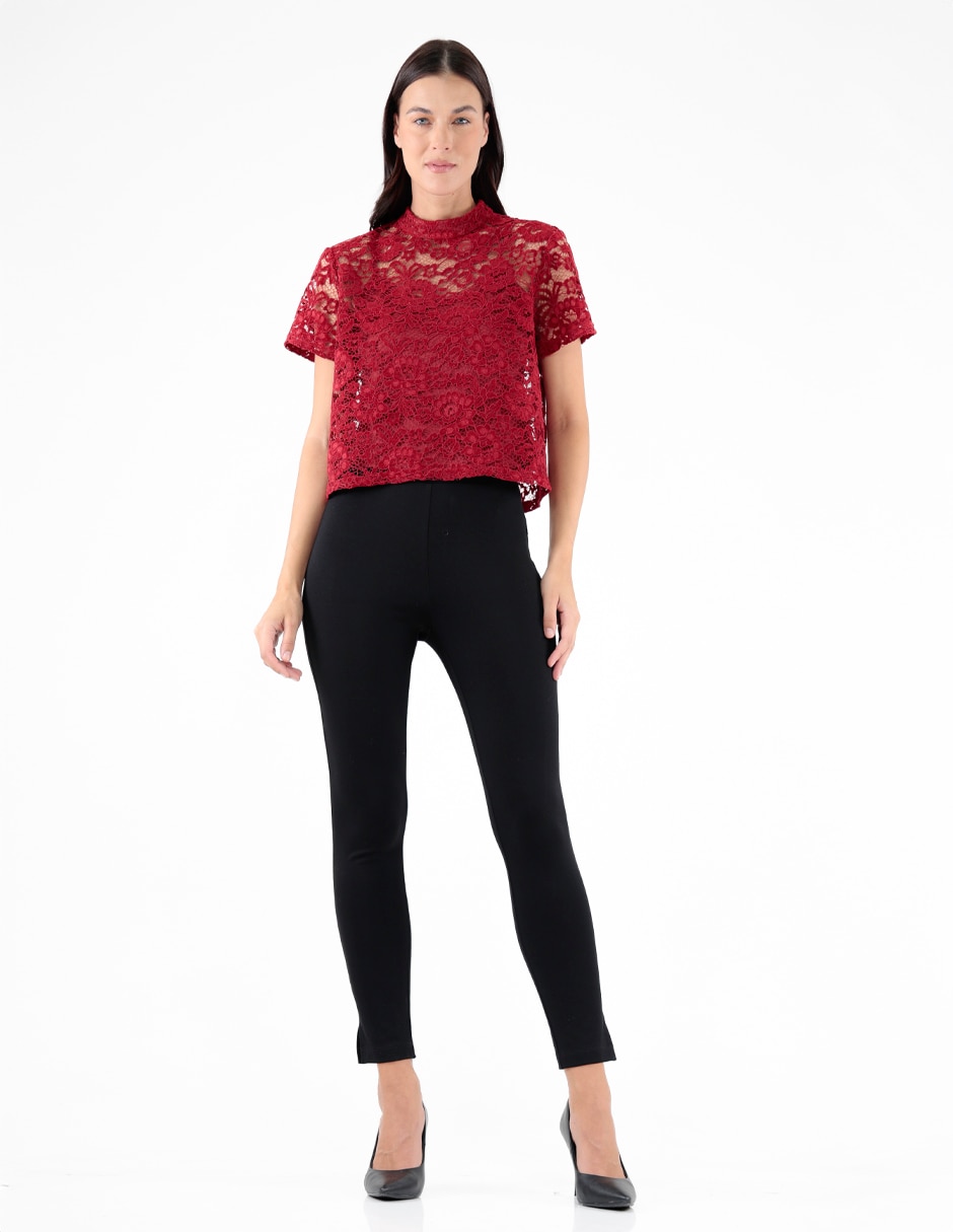 Blusa manga corta para mujer 3