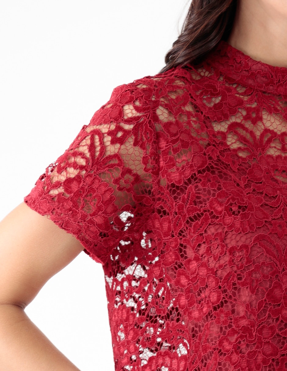 Blusa manga corta para mujer 4