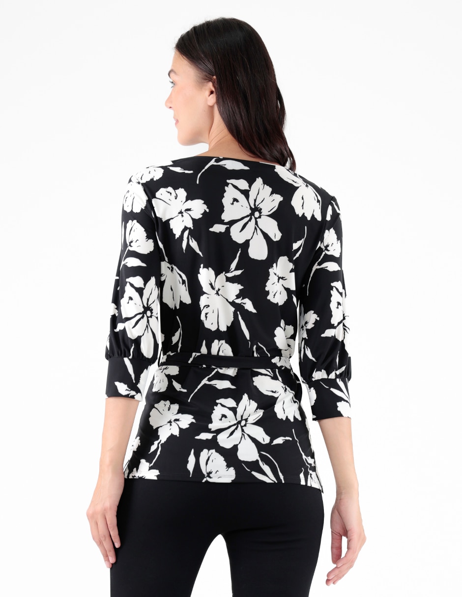 Blusa manga 3/4 para mujer 2