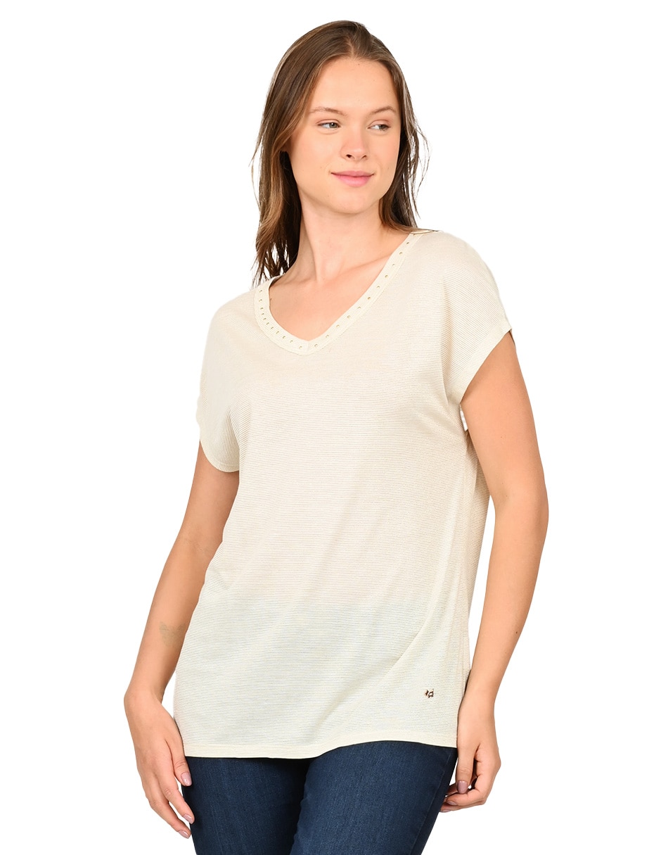 PLAYERA FERRIONI M27743 JAS, CH, CRUDO